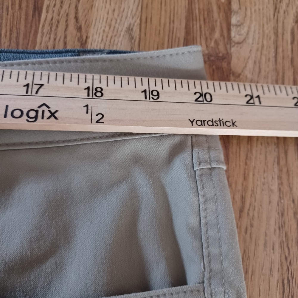 Original Weatherproof Vtg Pants Men's 40x30 Beige Stretch Hiking Outdoor Utility - Picture 6 of 10